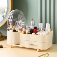 360°  Rotating Cosmetic Storage Box Holder Desktop Makeup Brushes Organizer Countertop Portable Lipstick Eyeliner Stand Boxes 1