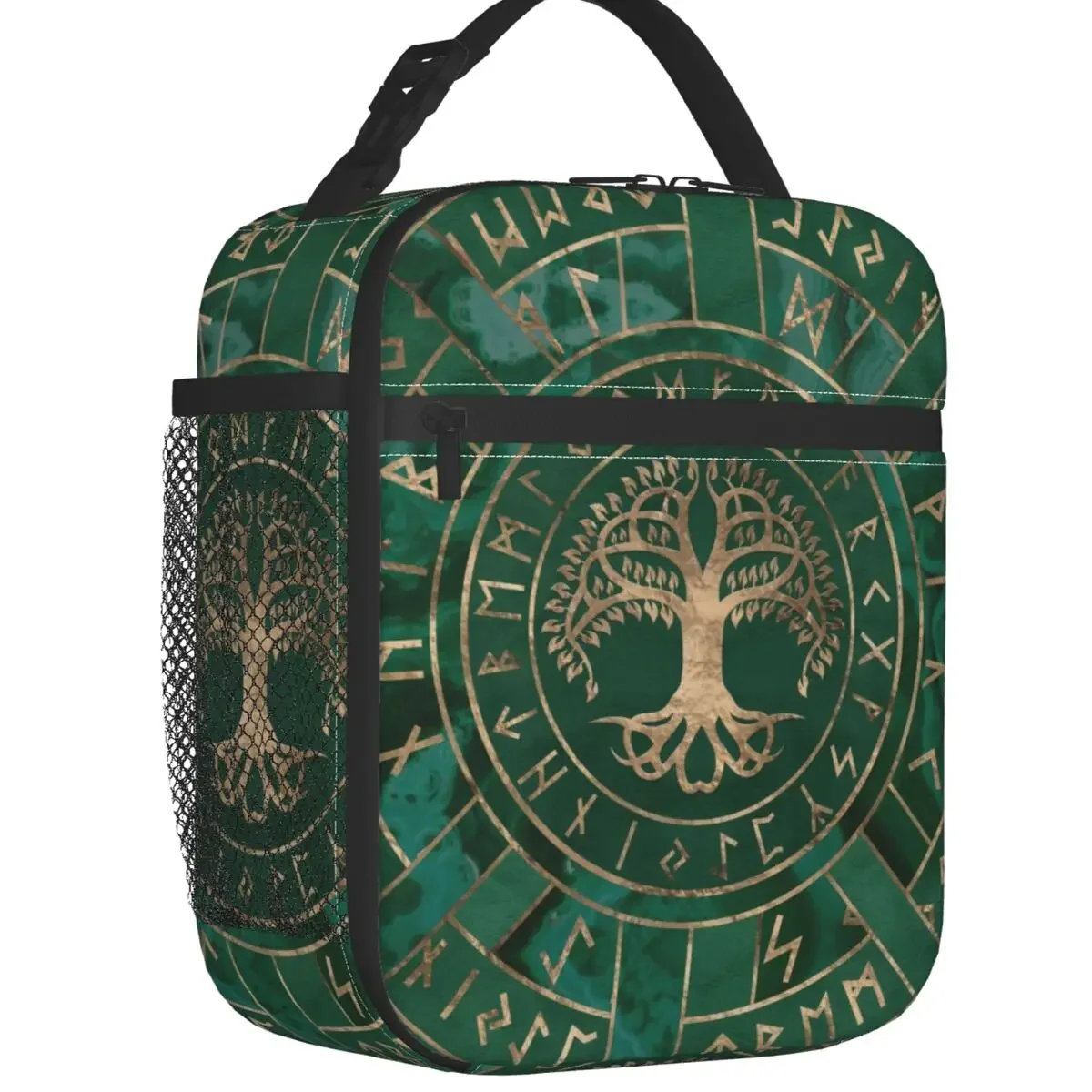 

Tree Of Life Insulated Lunch Bags for School Viking Norse Yggdrasil Futhark Leakproof Cooler Thermal Lunch Box Women Children