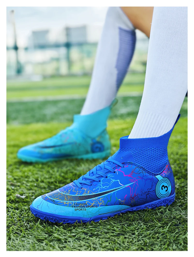 Long Spikes Society Herren Fußball Indoor Rasentraining Fast Field Boots Cleats Mann Turnschuhe Futsal Fußballschuhe_voghion.com
