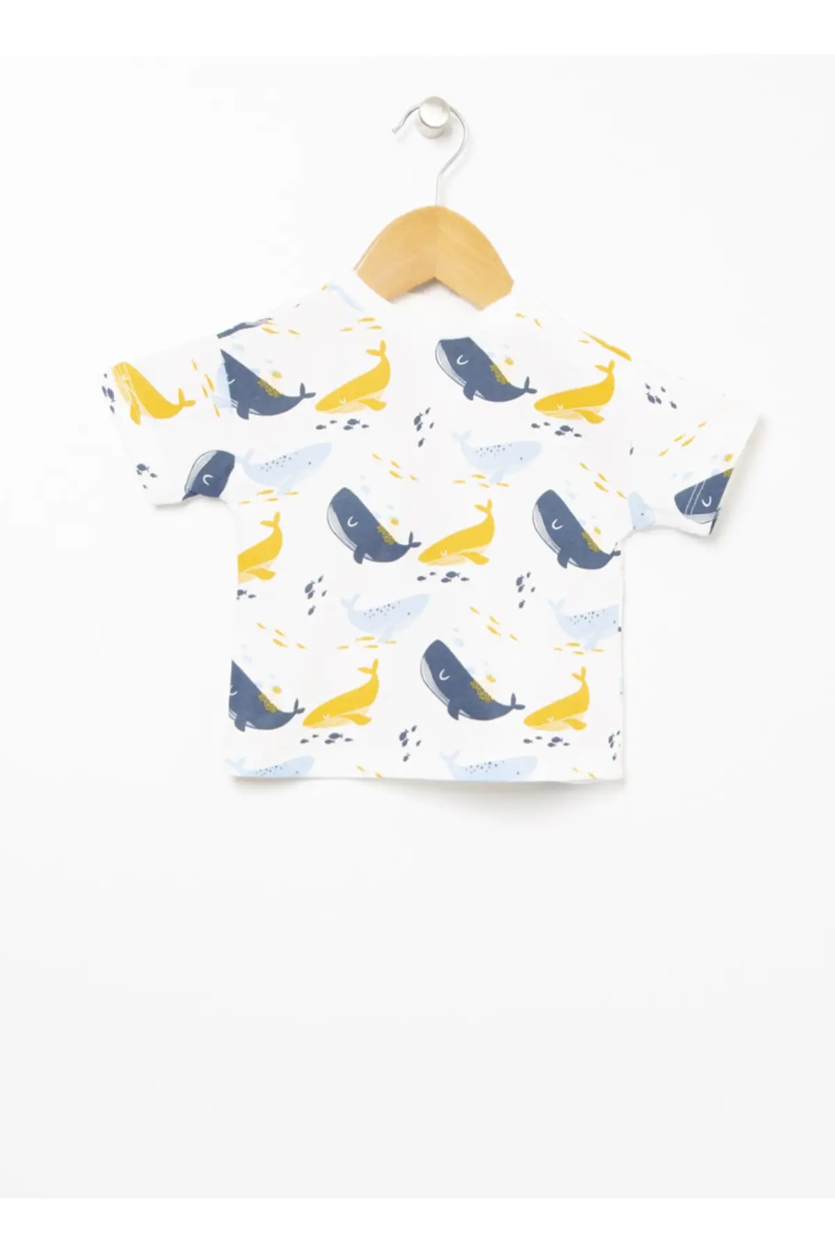 

22sb-20 Bicycle Neck Multicolor Printed Baby T-shirt Suits Clothing