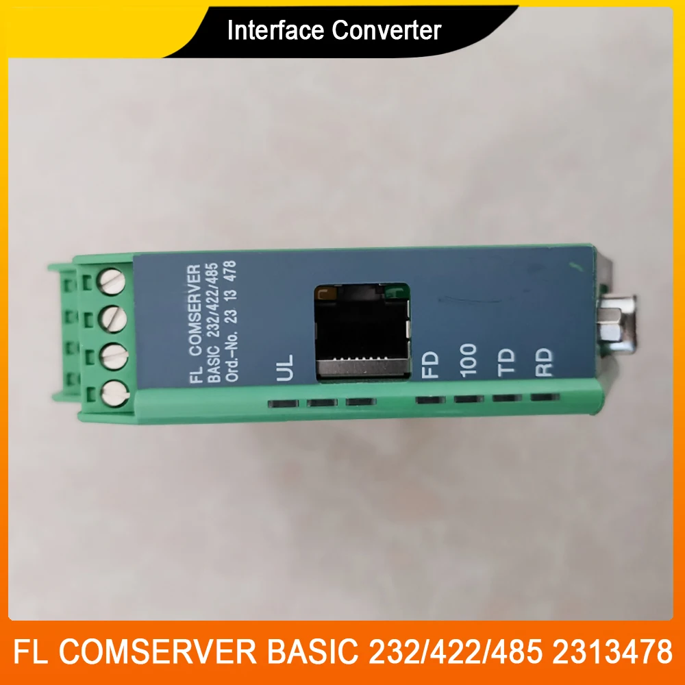 

New FL COMSERVER BASIC 232/422/485 2313478 Interface Converter For Phoenix Support TCP And UDP High Quality Fast Ship