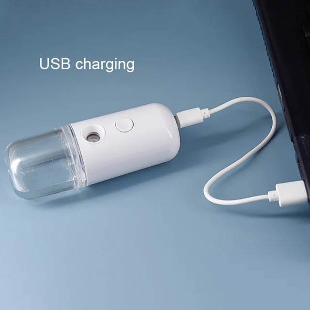 30 Ml Mini Nano Köd Permetező Hűvösebb Arc Gőzös Párásító Usb Újratölthető Hidratáló Porlasztó Szépségápolási Eszközök - Image 5