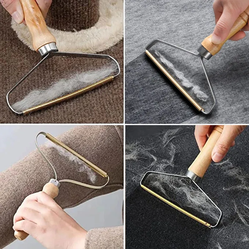 Portable Lint Remover Pet Hair Remover Brush Carpet Wool Coat Clothes Lint Pellet Manual Shaver Removal Scraper Cleaning Tool 4