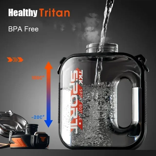 Big Capacity Sports Bottle New Tritan Water Kettle Drink Bottles Outdoor Fitness Space Cup GYM Kettle BPA FREE 1L/1.6L/2L Big Capacity Sports Bottle New Tritan Water Kettle Drink Bottles Outdoor Fitness Space Cup GYM Kettle BPA FREE 1L/1.6L/2L