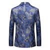 High-end Luxury Jacquard Slim Fit Suit Jackets 2024 New High Quality Men Stage Social Tuxedos Formal Wedding Party Blazers 6XL-M 4