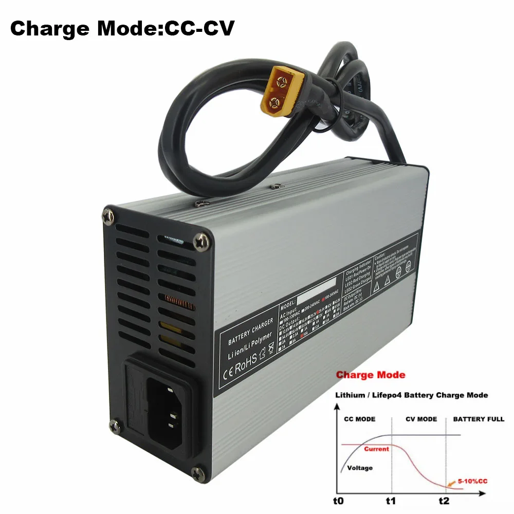 thumbnail image 2 of 48v Battery Charger New 48v 5a Battery Charger Bike 48v Lithium 48... 2 of 12