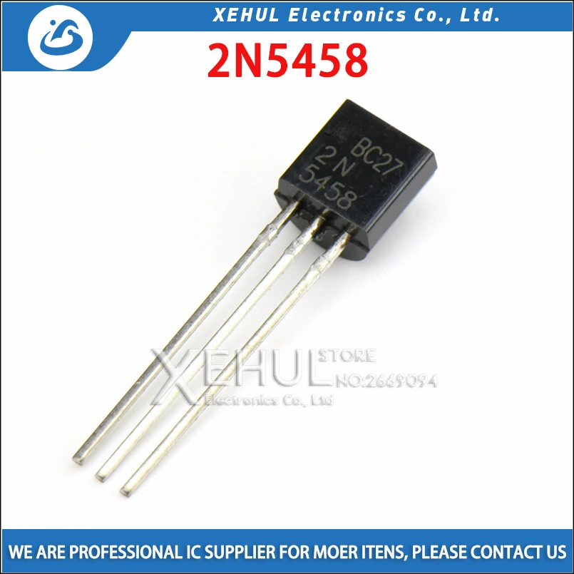 

50PCS/100PCS free shipping 2N5458 2N5458G IC JFET N-CH SS GP 25V TO92 5458 N5458 TO-92-3