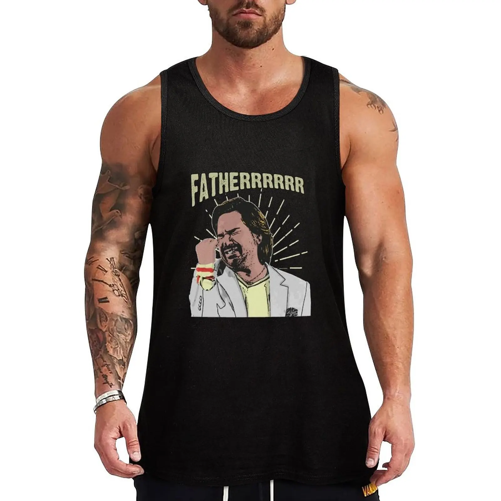 

Douglas Reynholm Father The It Crowd Tank Top sleeveless Men's t-shirts Sleeveless T-shirt Men's t shirt Men's vest