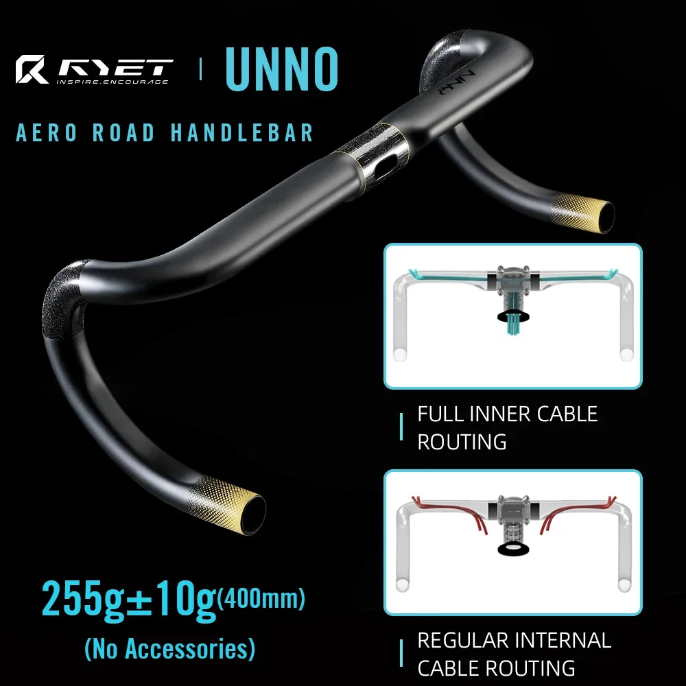 Guidon de route en fibre de carbone LEXON, barre de chute de 31,8 mm UD mat - Image 6