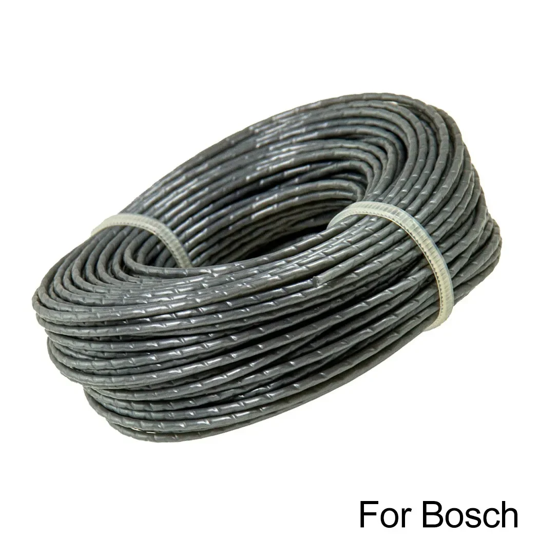 18m*1.6mm Mowing Nylon Grass Trimmer Rope Brush Cutter Strimmer Line for Bosch ART 24 27 30 36 Li Garden Lawn Mower Accessory grass trimmer line
