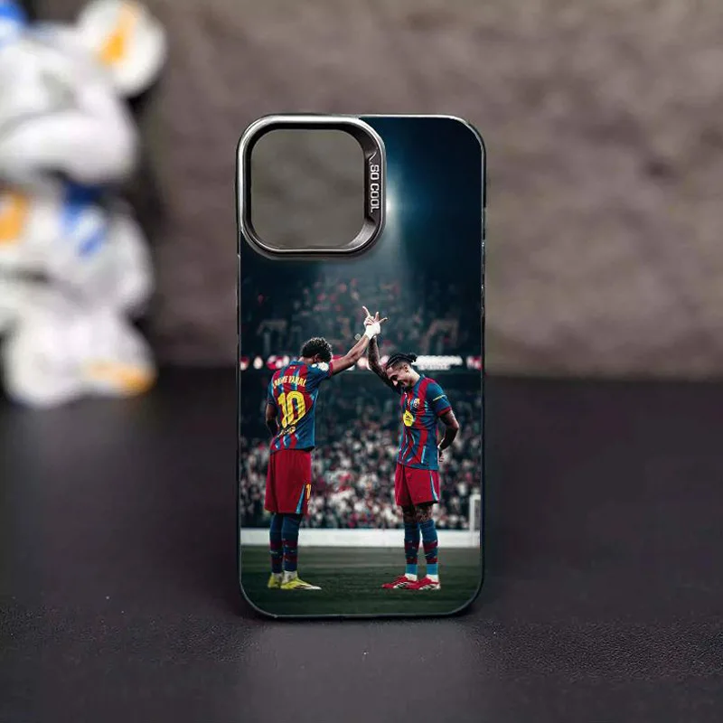 Football Star Frosted Acrylic Phone Case