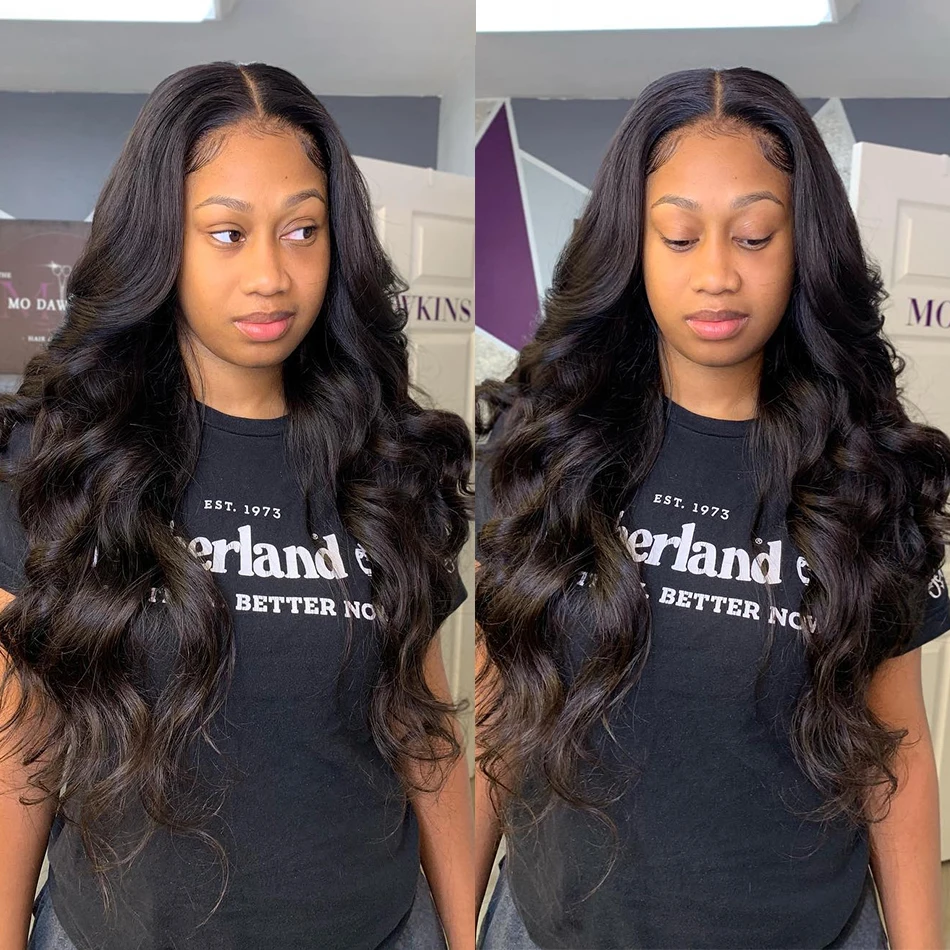 BAHW Malaysian Remy Hair Body Wave 4x4 Lace Closure Human Hair Bleached Knots Middle/Free Part Top Closure Swiss Lace Free Ship human hair closure