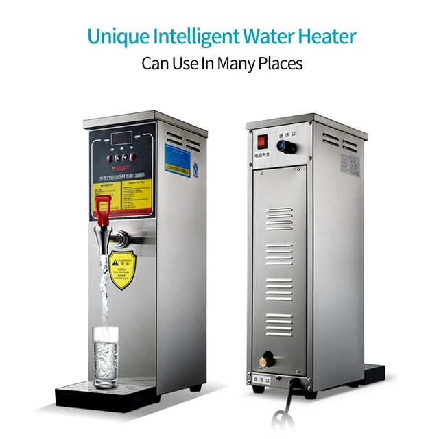 2KW Bubble Tea hot boiler water heater stepping heating 30 liters/hour 10l  water tank induction water heater - AliExpress