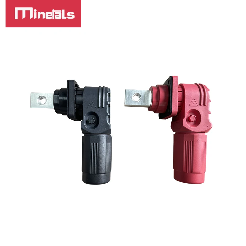 Conector do Armazenamento de Energia Plugue Rápido Ip67 Impermeável Conector de Alimentação do Cotovelo do Único Núcleo 350a dc 1000v 95 Mm2 - Image 3