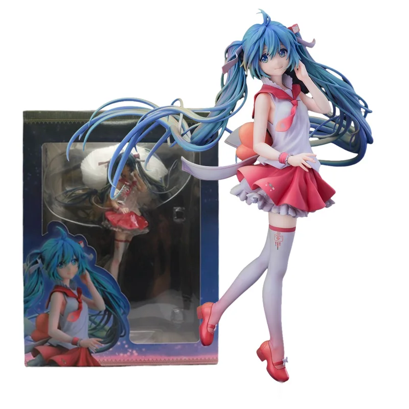 Hatsune-Figurine d'action manga en PVC figurine d'anime belle statue de  fille sirène jouets modèles à collectionner beurre cadeau nouveau