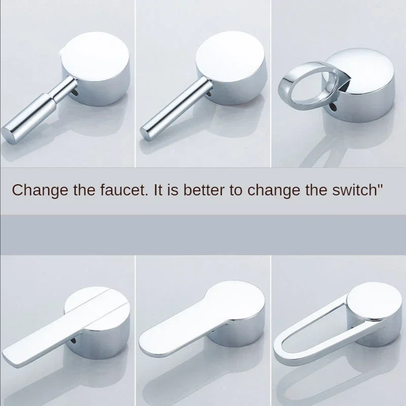 Basin Faucet Switch Handle Kitchen Hot and Cold Shower Mixing Valve Accessories