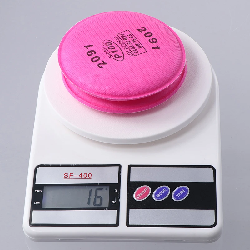 2091 2097 Filter Cotton P100 Dustproof Particle Activated Carbon Filter Cotton Paired With 6200 6800 750 1Pair/2PCS