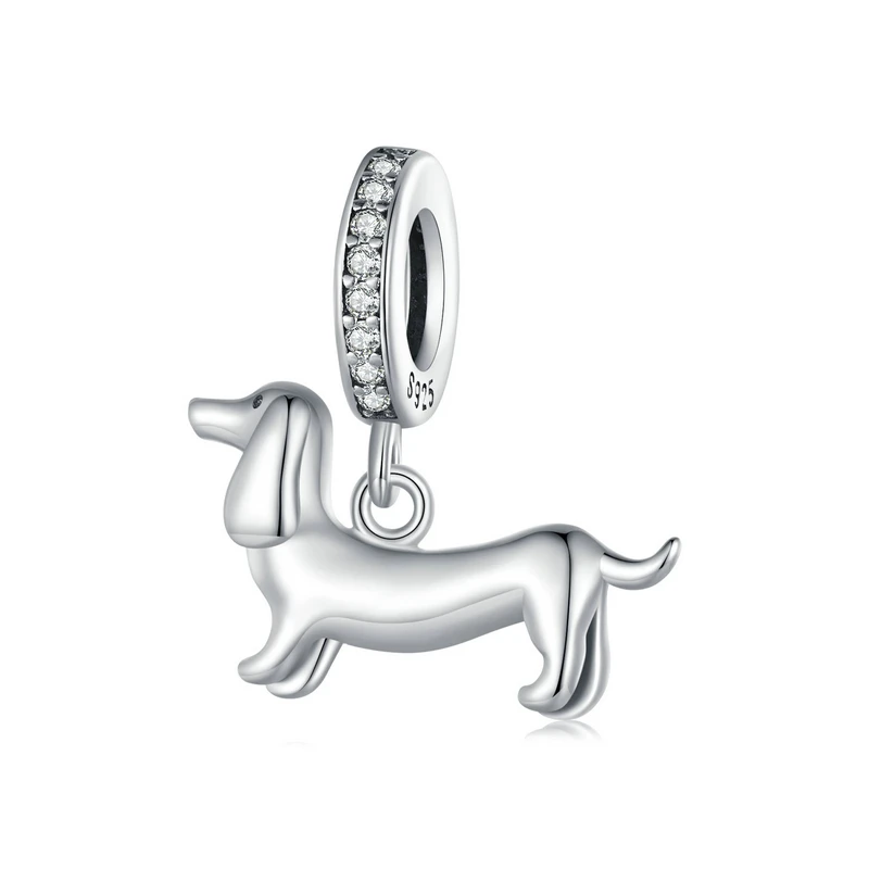 Collana Corgi personalizzabile: piccolo ciondolo in argento sterling a forma di cane - Italia
