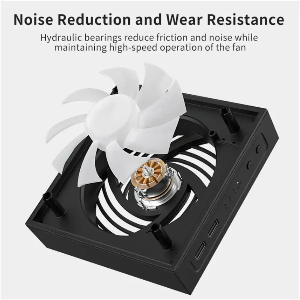 For Xbox Series X XSX Console Cooling Fan RGB Light Modes Fan Cooling System With 2 Detachable Hooks High Speed Top Cooler cooling fan,gaming cooling fan