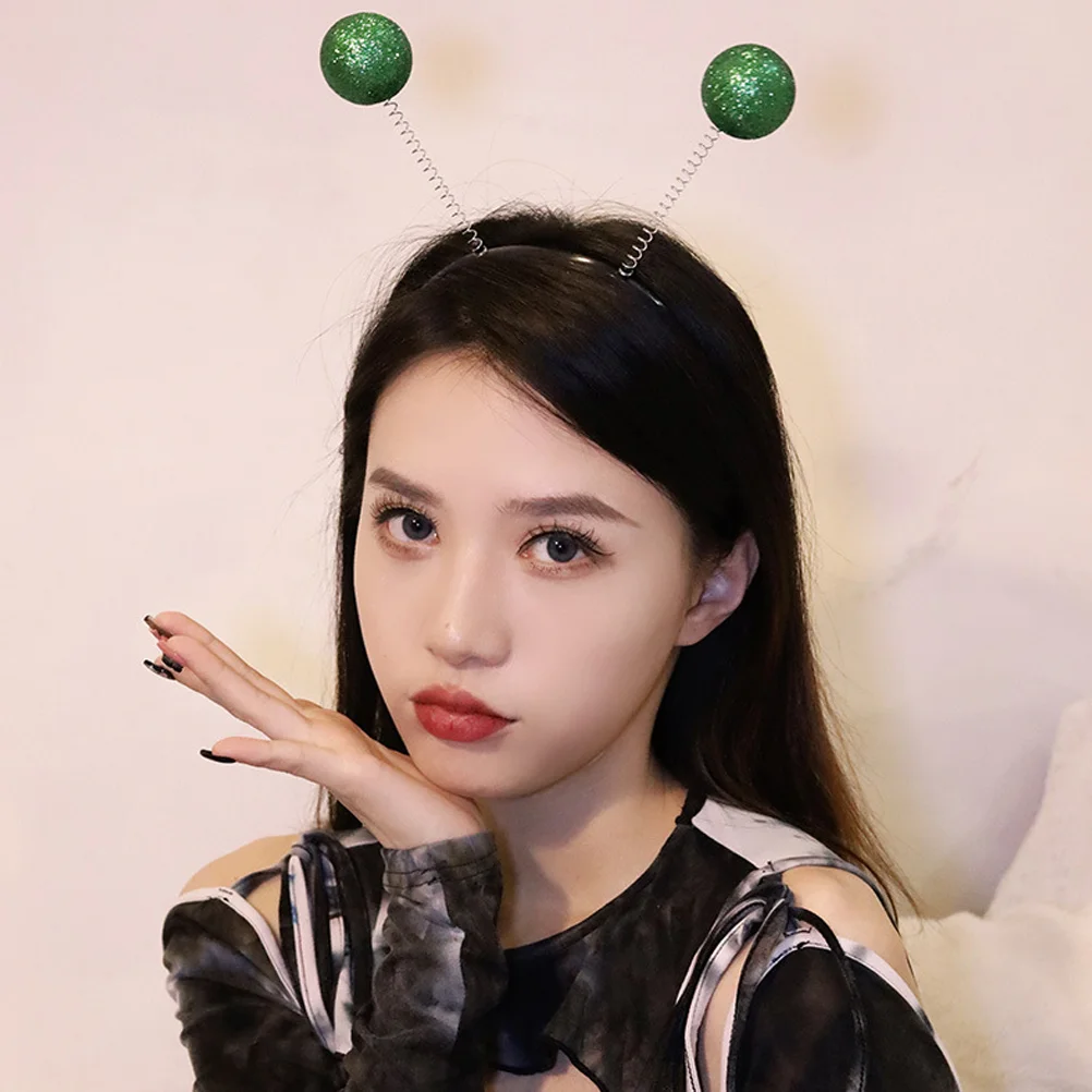 4Pcs Alien Headband Glasses Costume Accessories Novelty Sunglasses Party Eyewear Cosplay Props Headwear Rainbow Lens Adult Alien