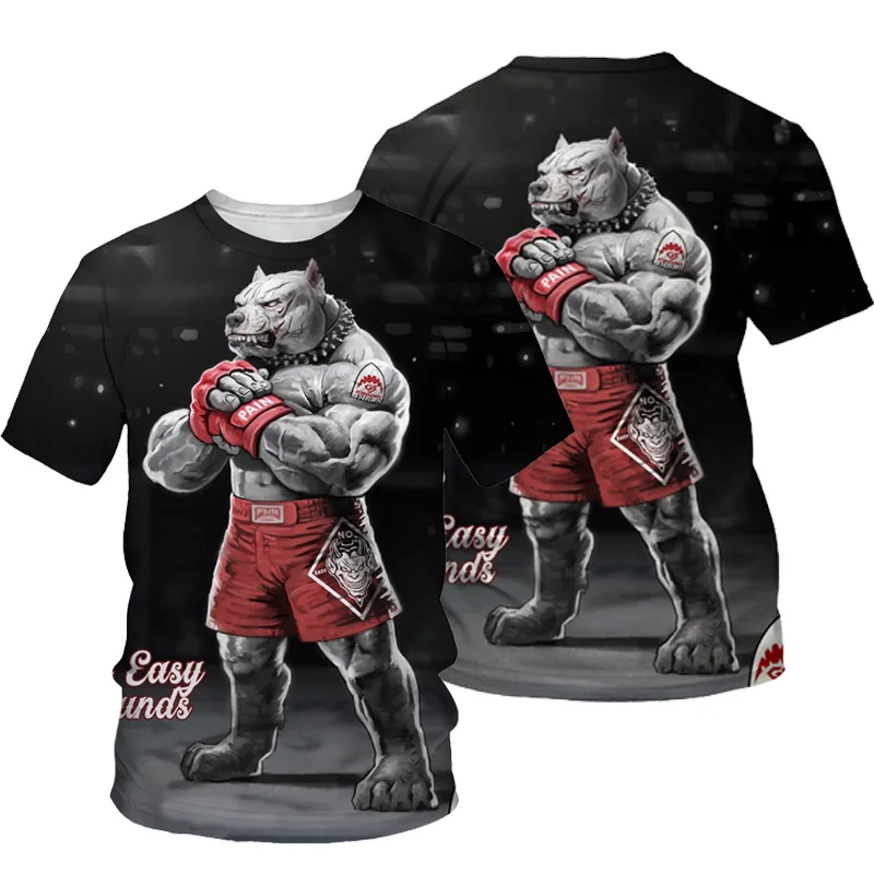 

2022 Hot Sale Pet Dog 3D Printing T-Shirt Men Women Summer Fashion Cool Short Sleeve Harajuku Style Street Casual T Shirts