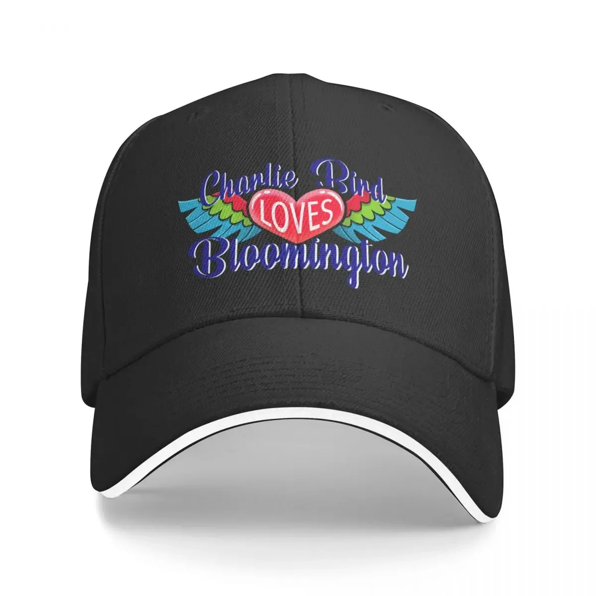 

Charlie Bird Loves Bloomington Logo Baseball Cap Bobble Hat Snapback Cap Women's Men's