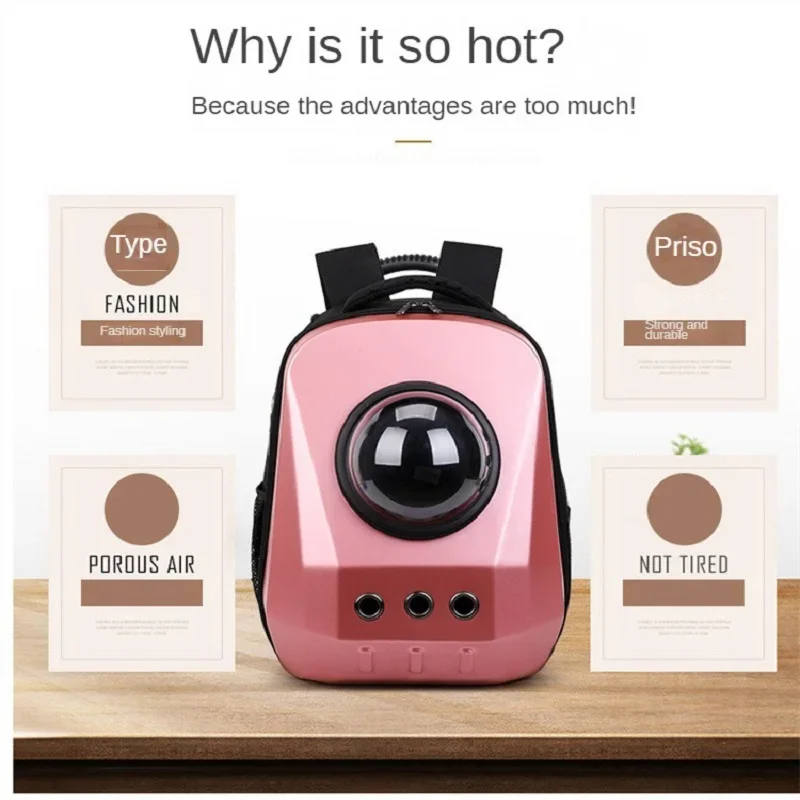 Breathable Portable Cat Backpack Capsule Cat Bag for Cat Dog Pet Travel