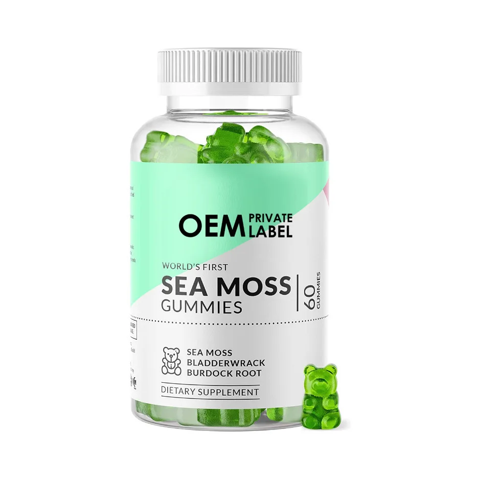60 pills Irish seaweed gummies, Sea moss gummies, candy free gummy, vegan seaweed gummies
