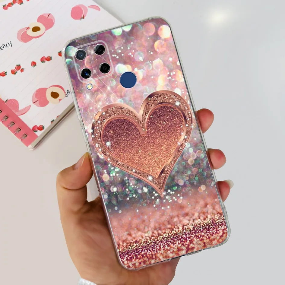 Fashion Marble Butterfly Flower Soft TPU Phone Case Silicone Cover