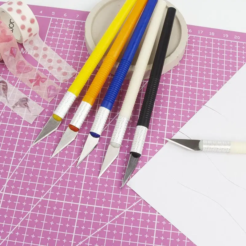 Utility Knife 1pc Cutter Knife Art Utility Knife Pen Sword Cut Stickers Scrapbooking Cutting Tool Hand Account Sword School Supplies DIY Craft utility knife