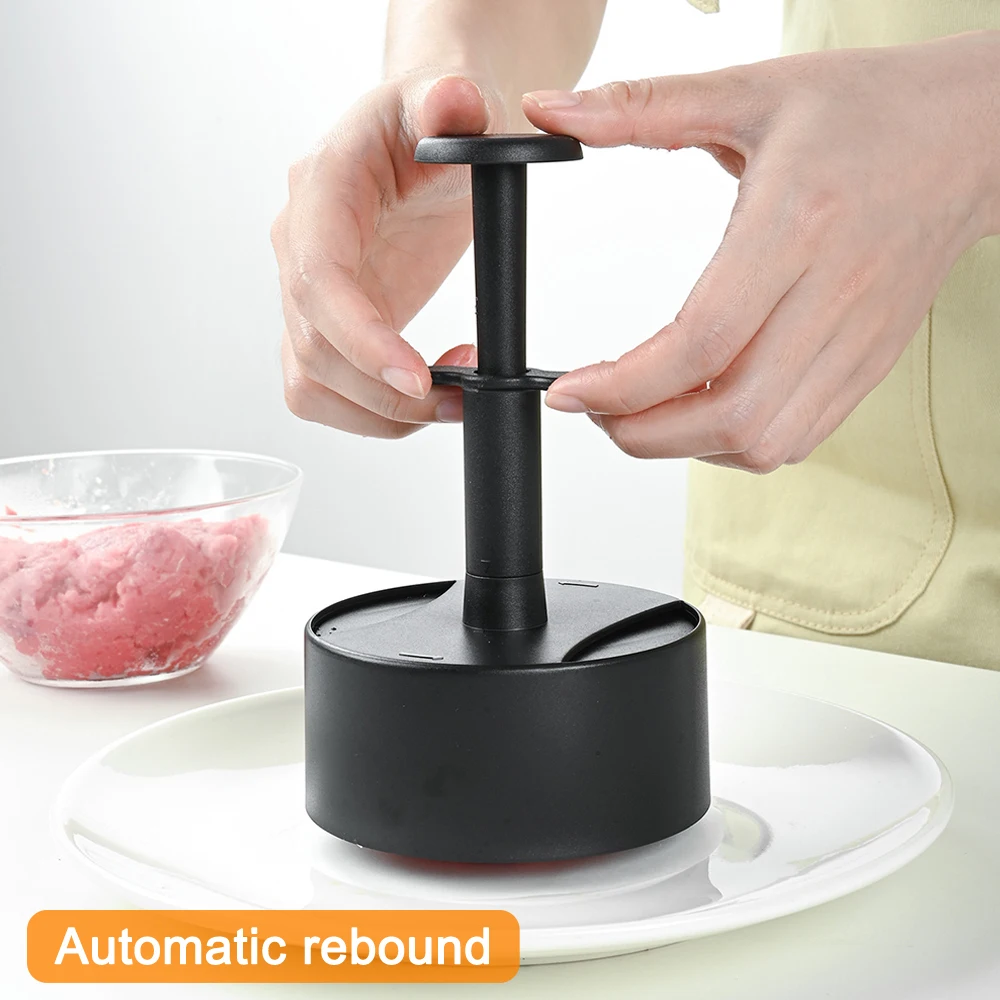 Hamburger Press Burger Patty Maker for Stuffed Burgers Beef Veggie Maker Mold Thickness Adjusted Burgers Cooking BBQ Tool