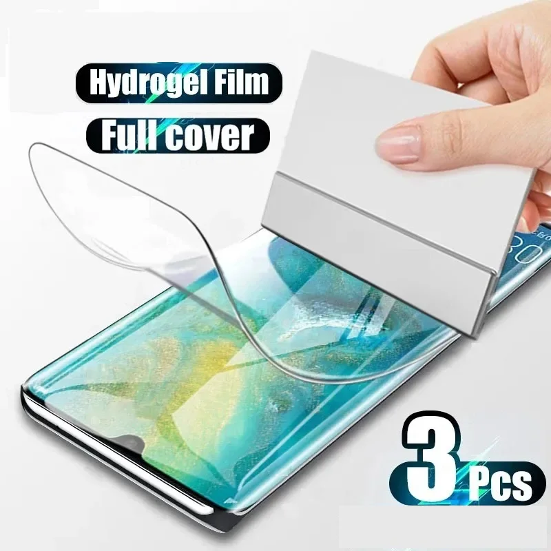 3-Pack Hydrogel Screen Protector Film