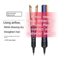 HT01 Hair Straightener Hair Dryer Mechanical Dry and Wet Dual-purpose Straight Plate Clamp Escova Alisadora Cepillo Rizos 1