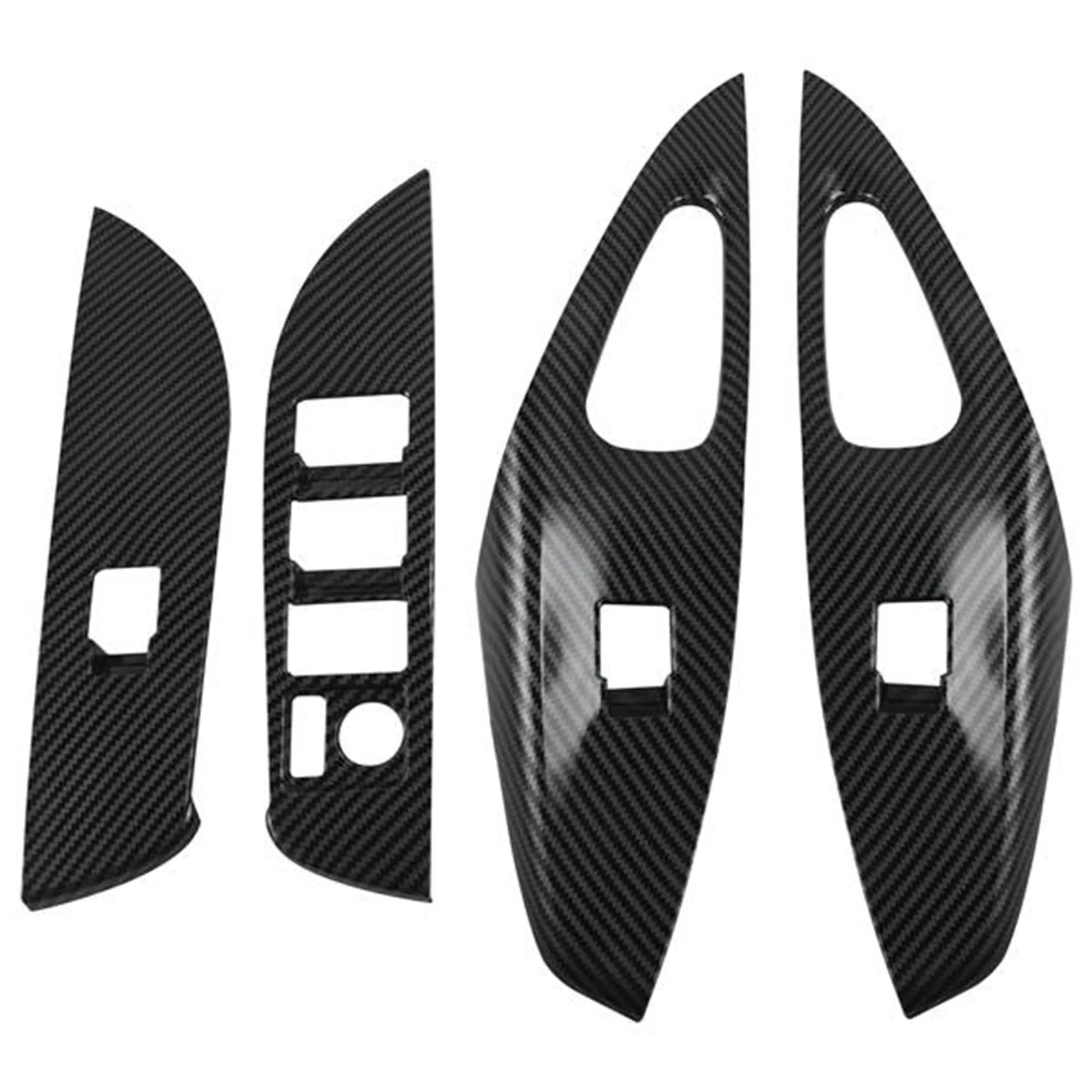 

4 шт. кнопки для подъема стекла автомобиля, крышка переключателя, отделка двери, панель подлокотника для LHD 2019 2020