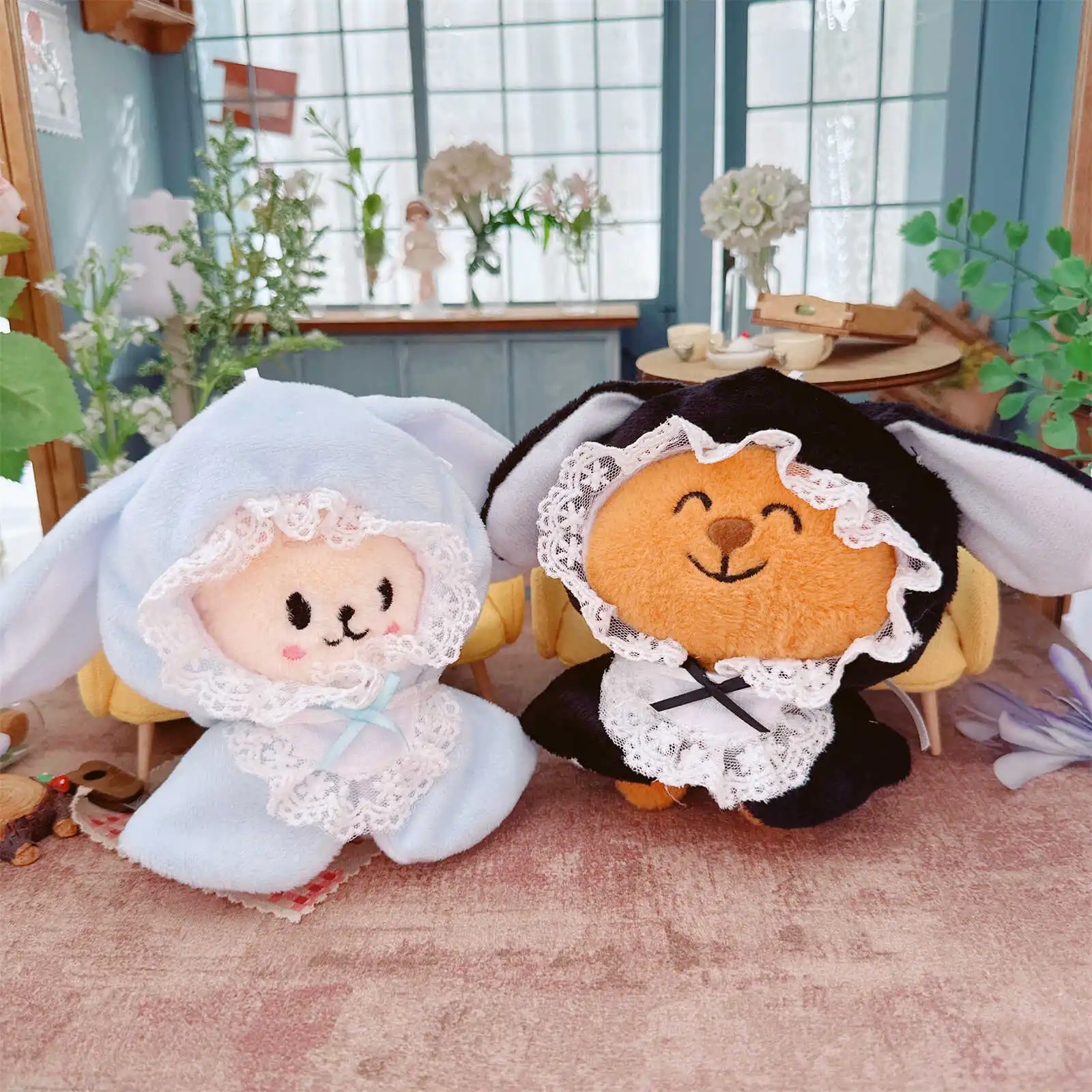 10 cm Kawaii Idol Puppenkleidung für süße Spitze Maid Schal Umhang Plüschpuppe Dress Up Wechselkleidung Spiele Mädchen Geburtstagsgeschenke – Detail 20