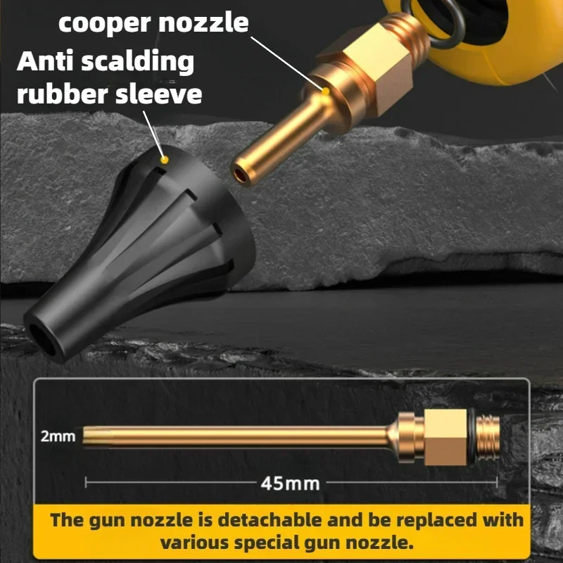 Hot Melt Glue Gun of 7mm/11mm Glue Stick Professional High Power Silicone Gun Plug-in Rapid Heating Crafting DIY Car Repair Tool 3