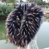 Faux Fox Fur Collar Scarf Thick Imitation Fur Shawl Collar Wrap Neck Winter Neck Warmer Scarf Down Jackets Hood Fur Decoration 3