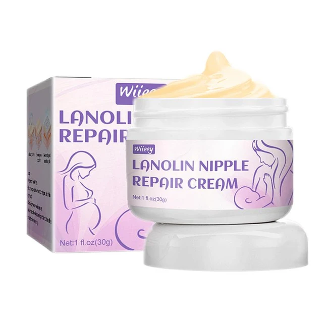 Nipple Cream For Breastfeeding Relief 30g Organic Lanolin-Free