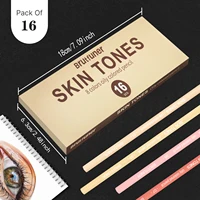 16 Pcs Colored Pencils for Portraits Artists, Oil Color Pencils for Drawing, Sketching, Adult Coloring, Shading, Layering & Blen 2