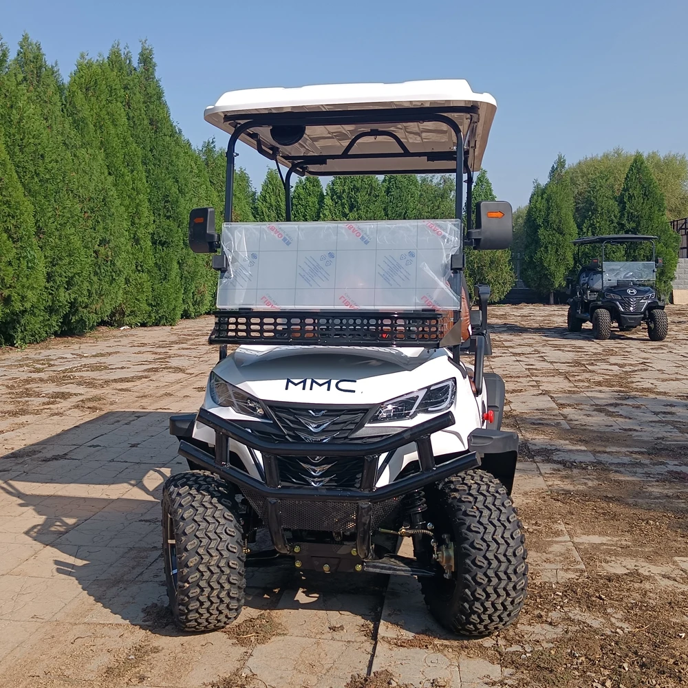 Mmc Potente 5000W Motor Street Legal Power Golf Cart Sedile Posteriore Pieghevole 60V Batteria Al Litio Golf Scooter Evolution Golf Cart