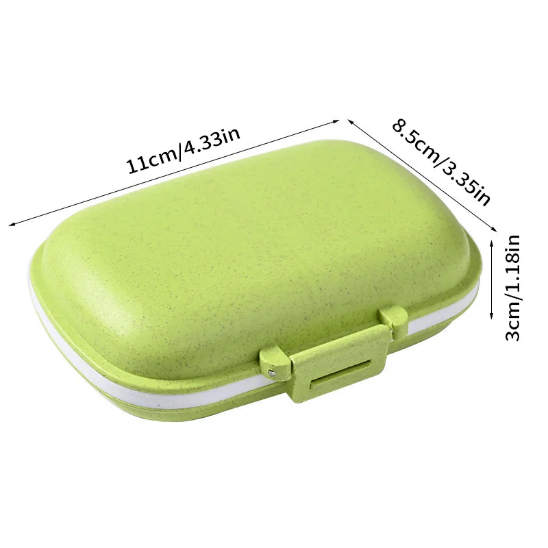 8 Grids Organizer Container For Tablets Travel Pill Box With thumbnail 4