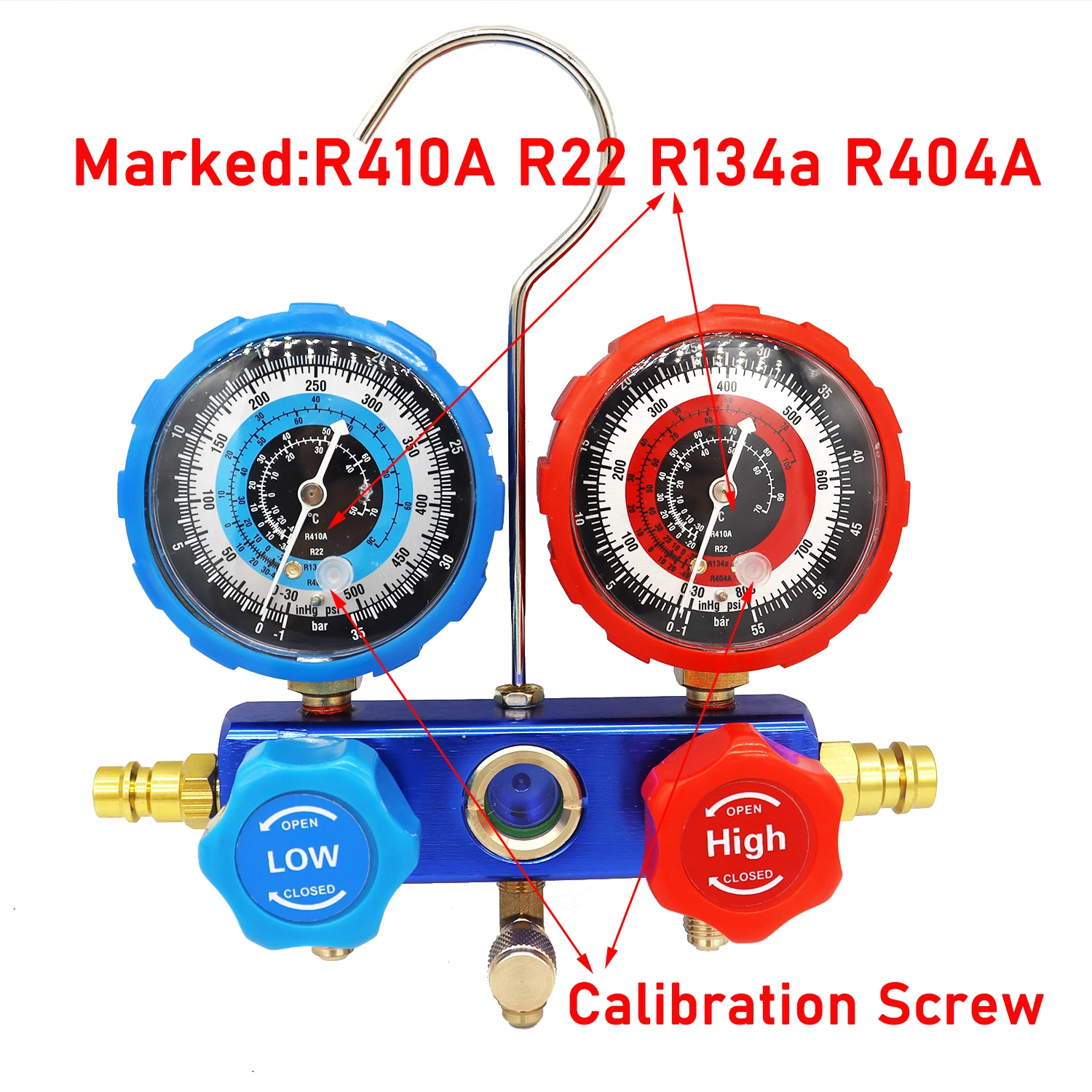 3-Way AC Manifold Gauge Set 2