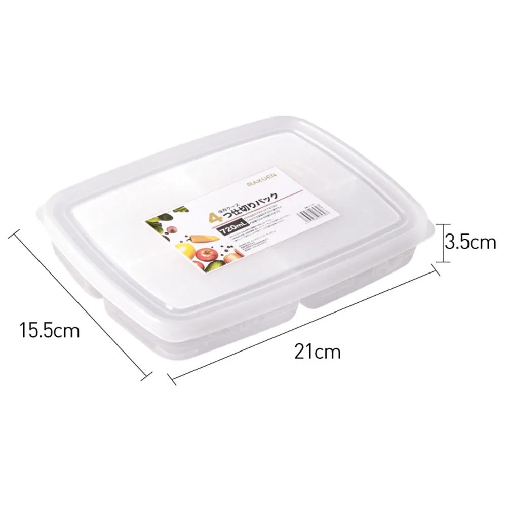 Transparent Food Storage Box Leak Proof Container