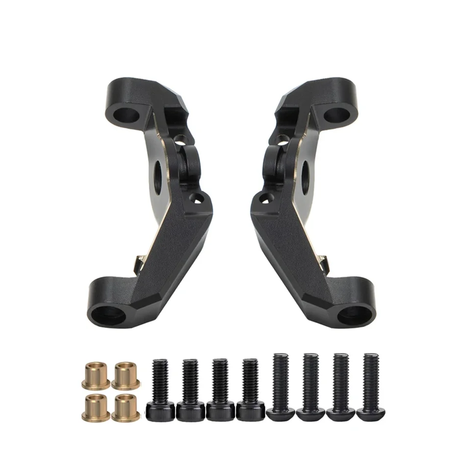 Brass Portal Cover Weights For Axial 1/18 UTB18 Capra RC Crawler - 2-Piece Black Set