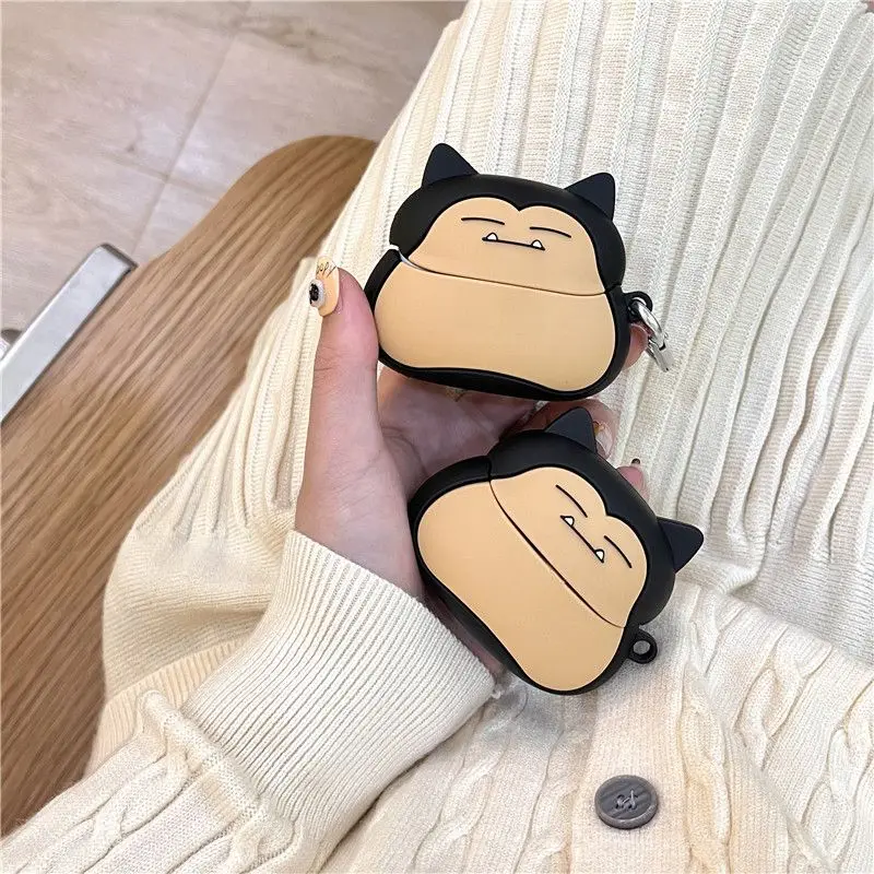 For Samsung Galaxy Buds 3 Pro Case,Pokemon Ball Snorlax 3D