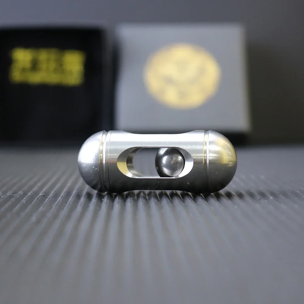 Metal Haptic Slider Fidget Clicker Cylinder Stainless Steel EDC Gadgets Adults ADHD Stress Relief Toys For Anxiety