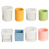 Internal Burning Cup Candle Mold Cylindrical Hollow Square Hollow Candle Mould Pc Material Hollow Windproof Candle Molds 3
