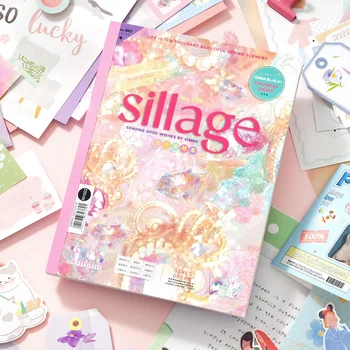 Set di Materiali per Scrapbooking GO 64 Pezzi, Include Carta Decorativa, Adesivi, Lettere, Cartoncini per Collage Fai-da-Te