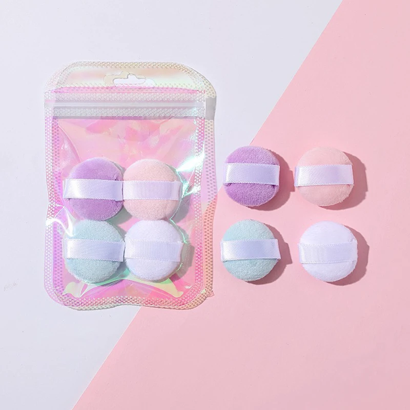 Velvet Mini Finger Puff Makeup Blending Sponge in Assorted Colors