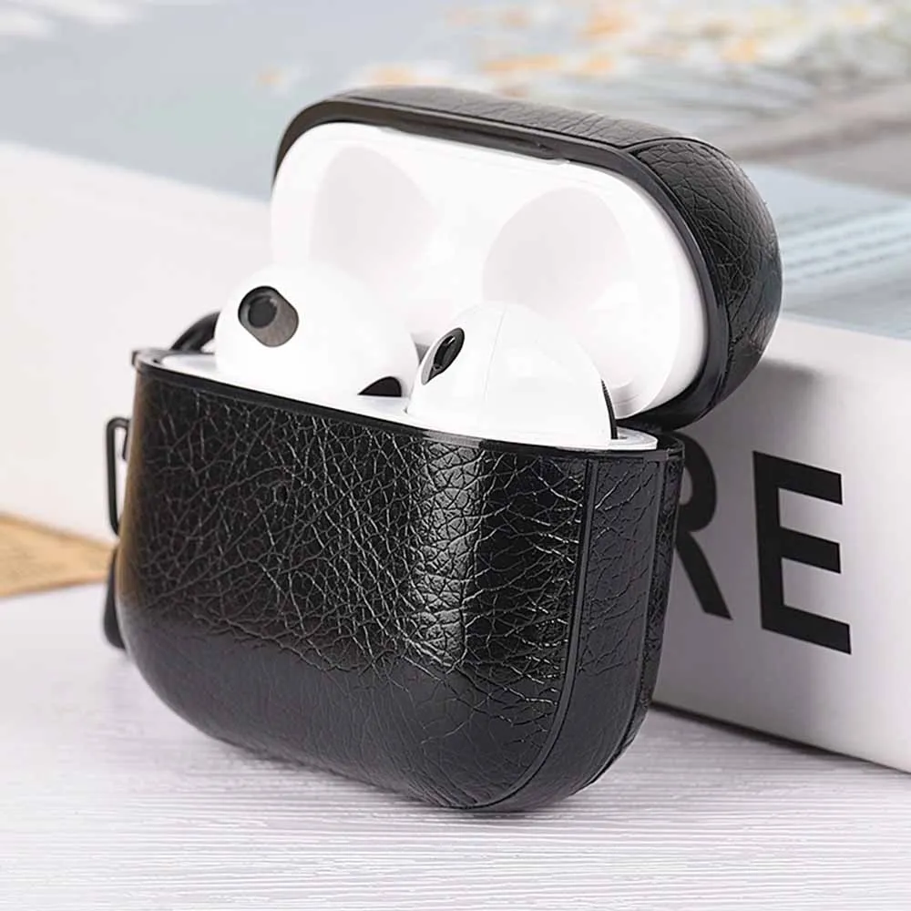 Custodia In Pelle Per Airpods Pro 2 3 1 Custodia Protettiva In Pelle Pu Per Auricolari Per Apple Airpods Pro 2 3 Cover Per Airpods 3 2 Pro